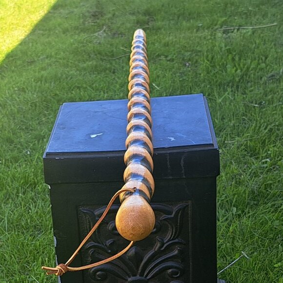 Vintage Hardwood Walking Stick Tennessee Hiker - Picture 7 of 11